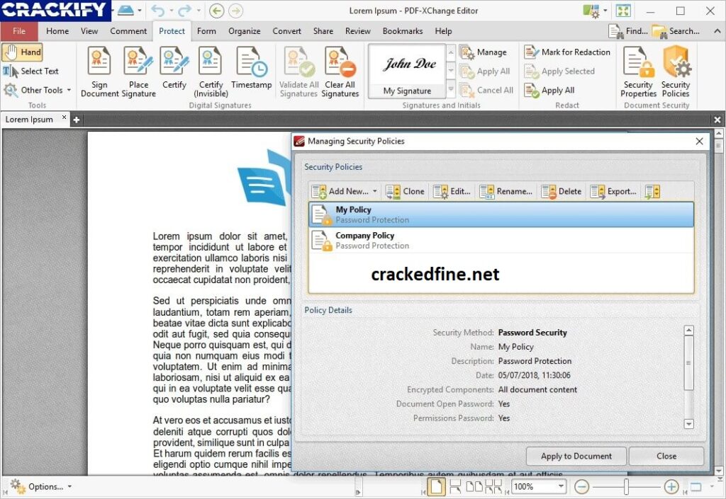 pdf xchange editor 7.0 license key free
