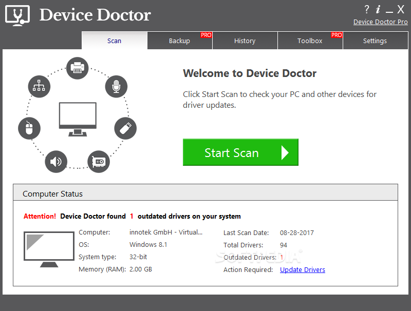 Device Doctor Pro Crack v6.0 + License Key Free Download 2022